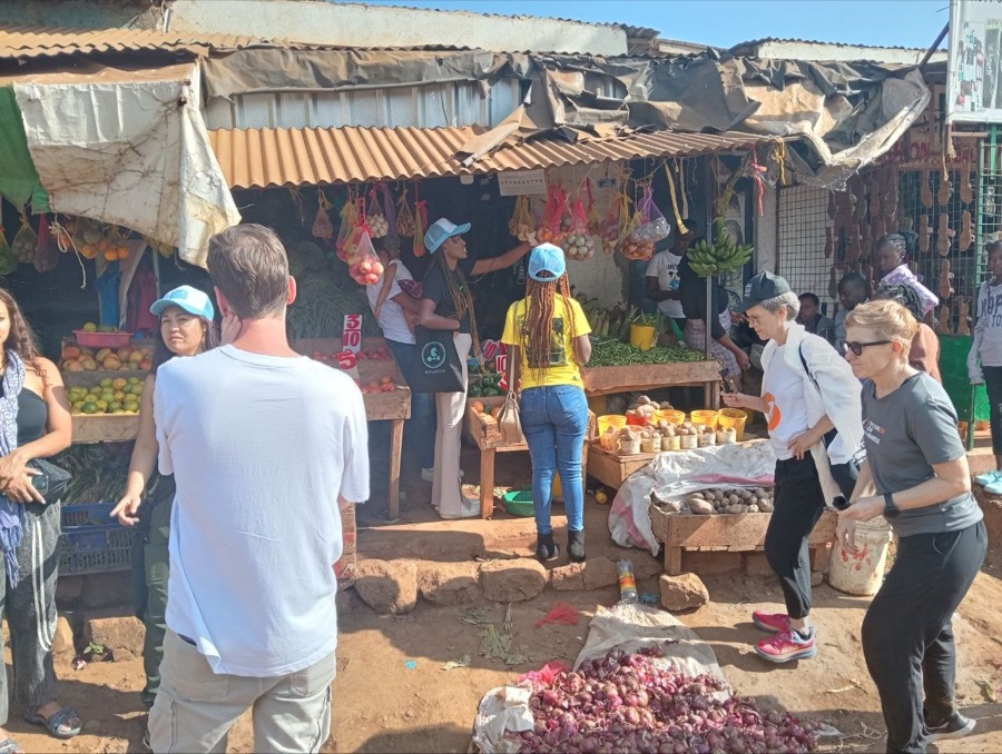 Levina Groceries fresh produce stand