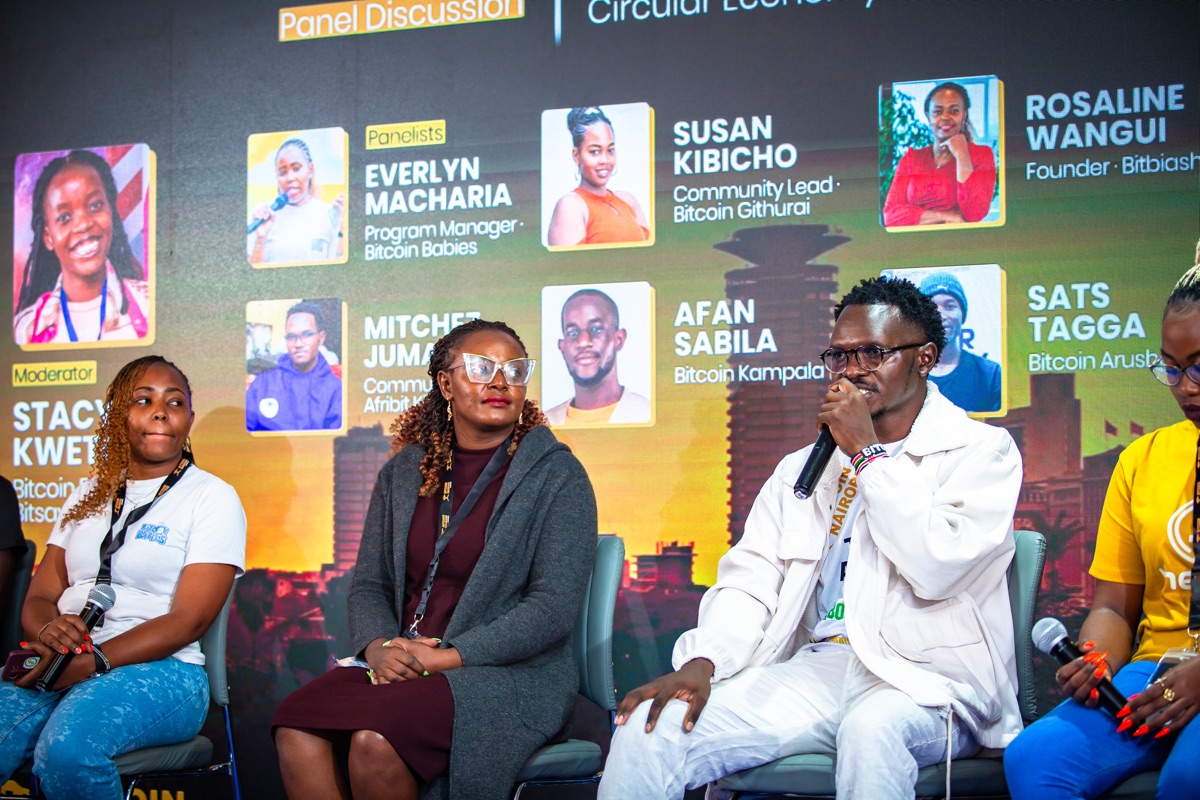 Panel on stage